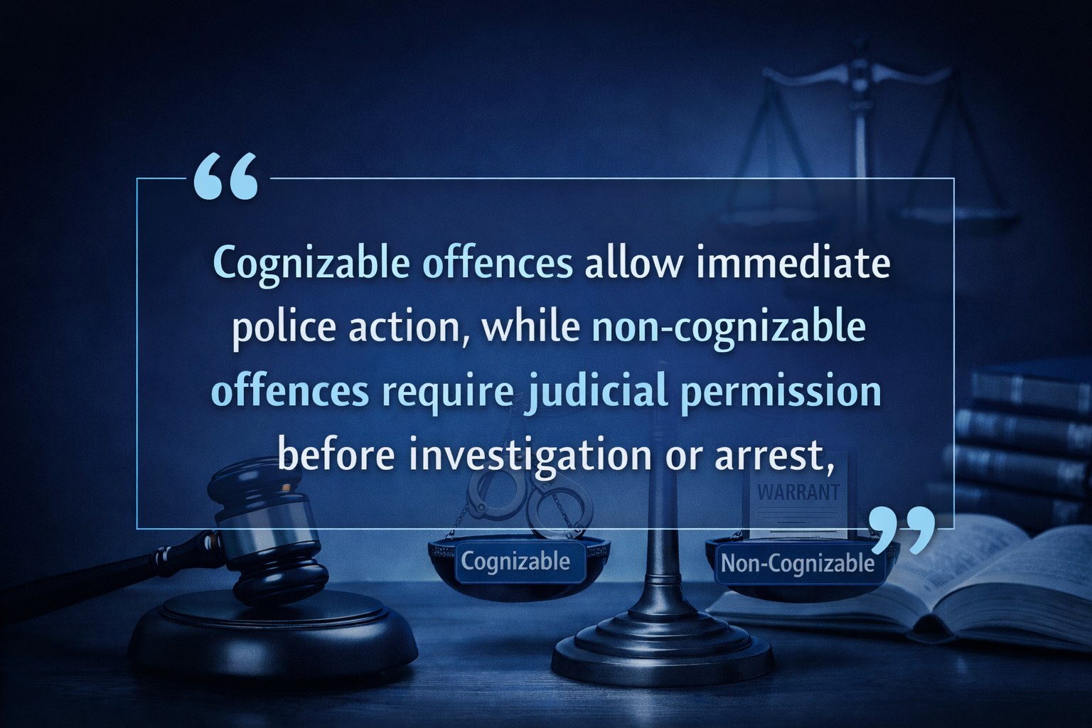Cognizable vs Non-Cognizable Offences: Understanding the Key Difference ...
